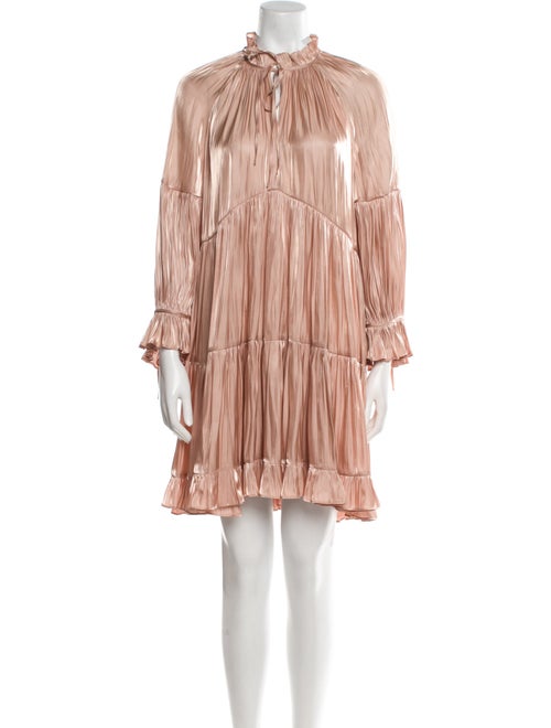 Cinq à Sept Mock Neck Mini Dress