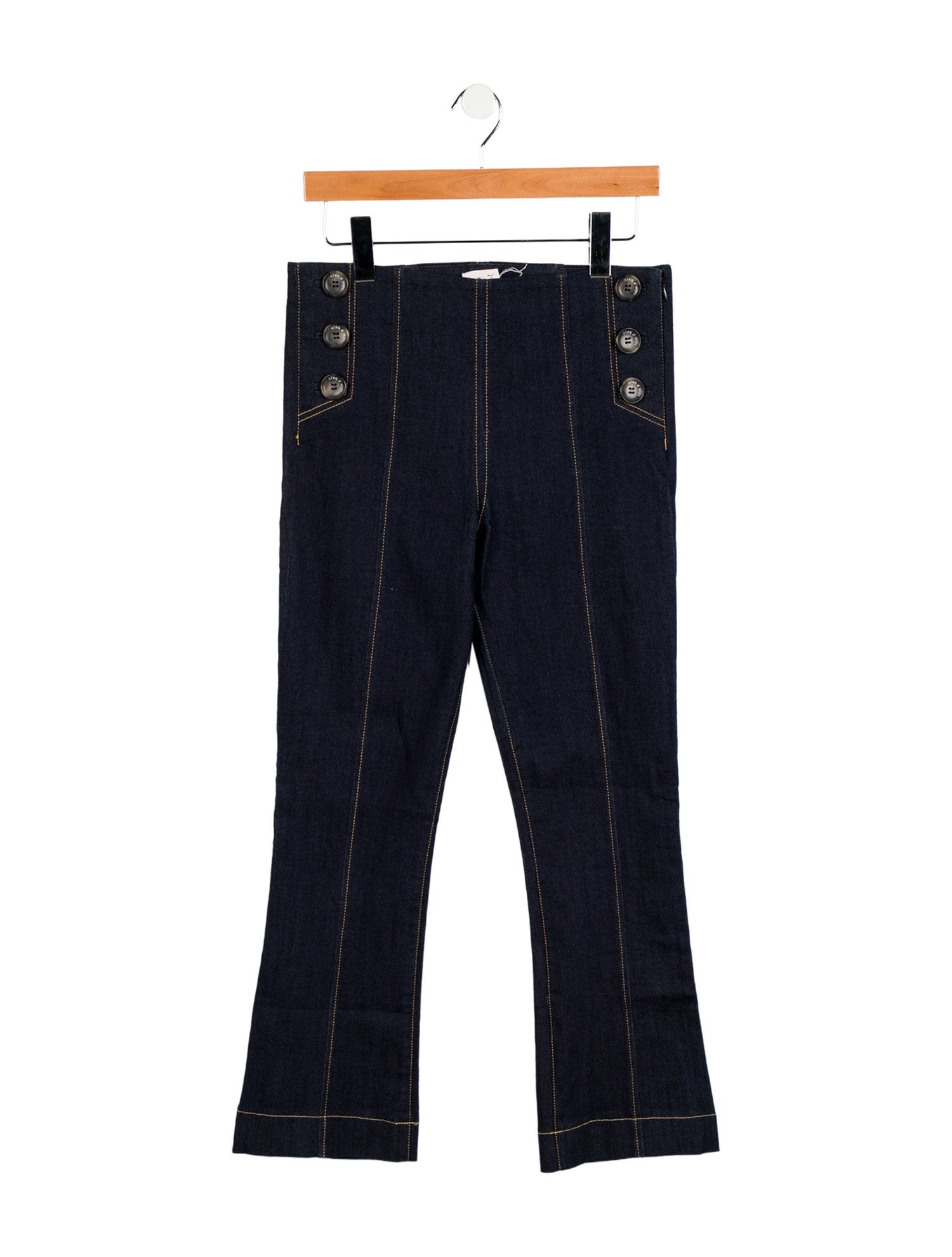 Cinq à Sept Mid-Rise Straight Leg Jeans