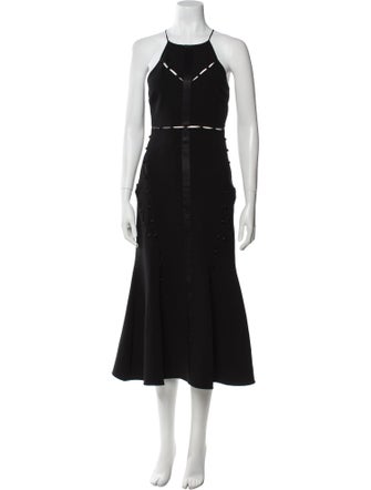 Cinq à Sept Halterneck Long Dress