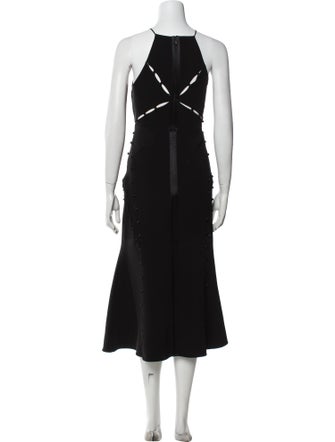 Cinq à Sept Halterneck Long Dress