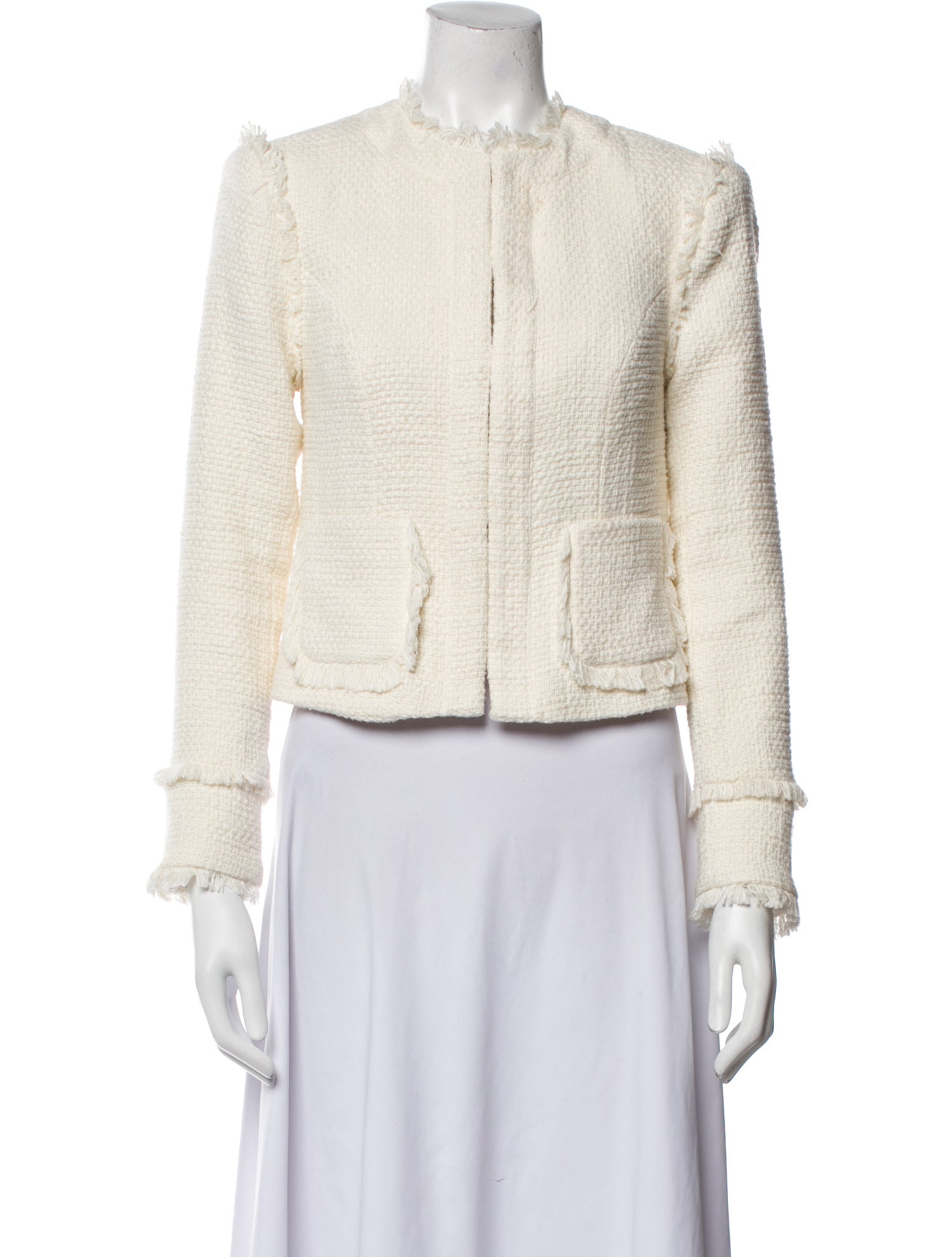 Cinq à Sept Tweed Pattern Evening Jacket