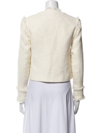 Cinq à Sept Tweed Pattern Evening Jacket