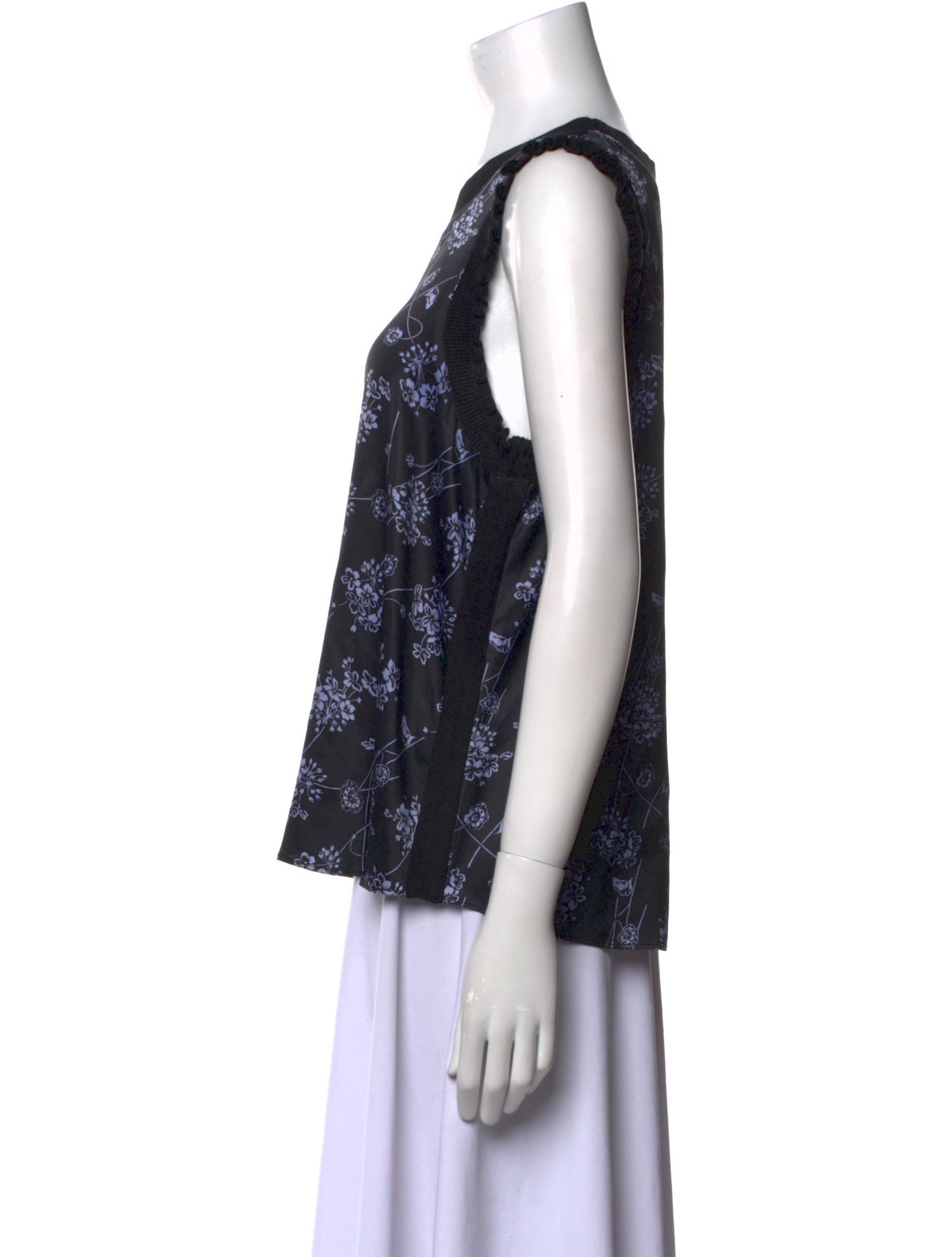 Cinq à Sept Silk Floral Print Top