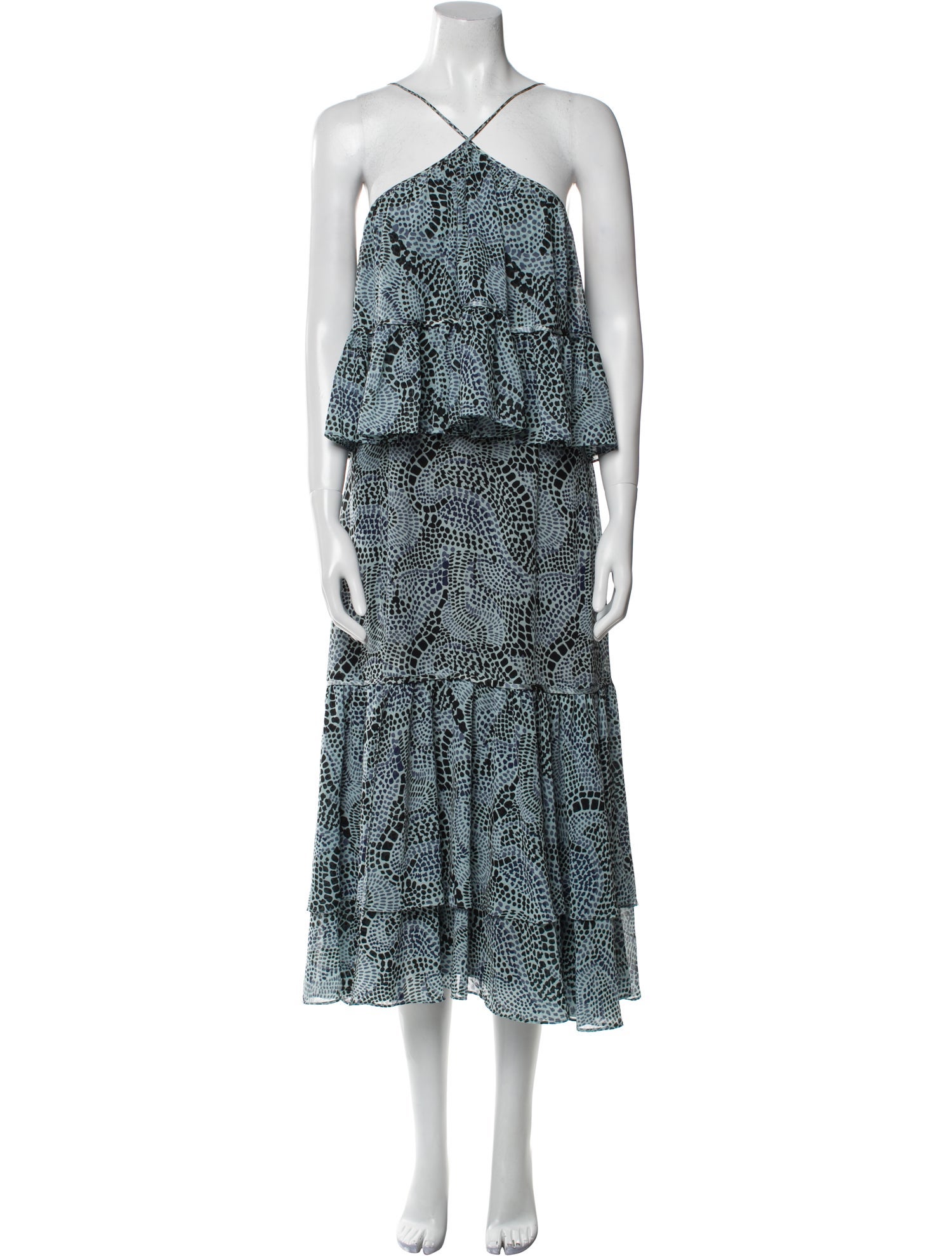 Cinq à Sept Printed Long Dress