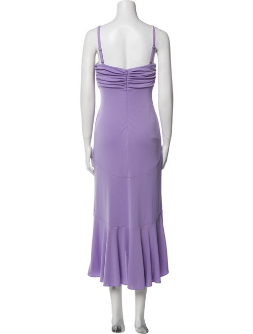 Cinq à Sept V-Neck Midi Length Dress