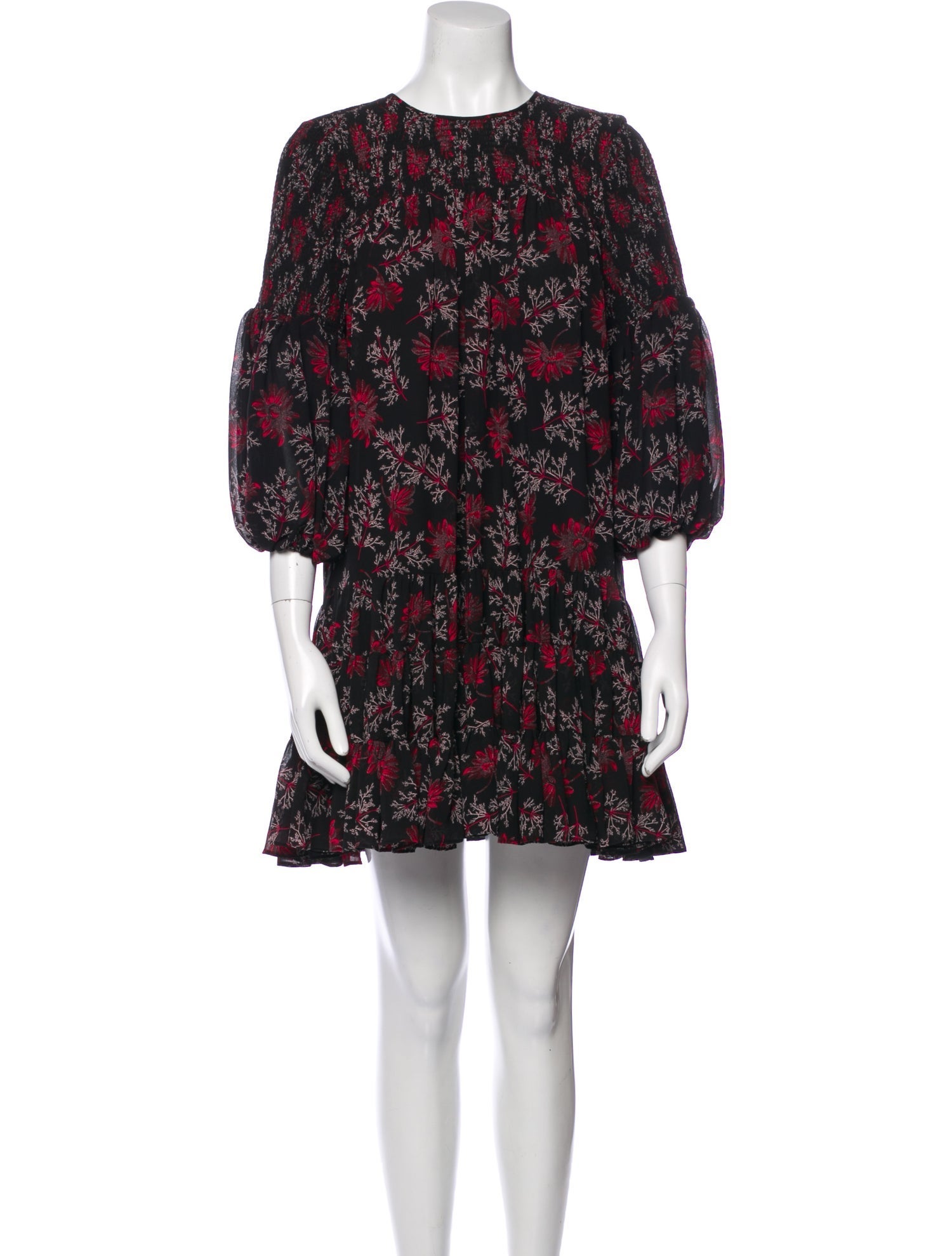 Cinq à Sept Floral Print Mini Dress w/ Tags