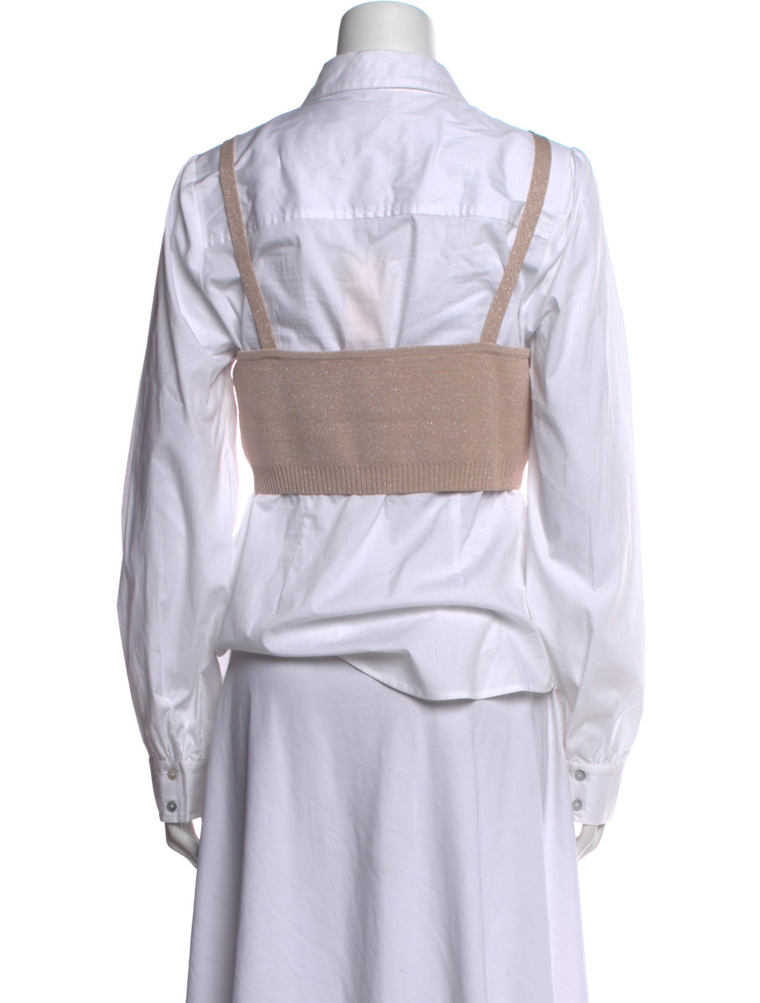 Cinq à Sept Silk Long Sleeve Button-Up Top