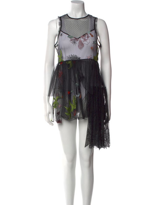 Cinq à Sept Mesh Mini Dress