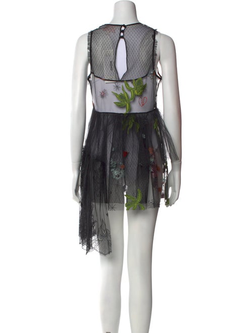 Cinq à Sept Mesh Mini Dress