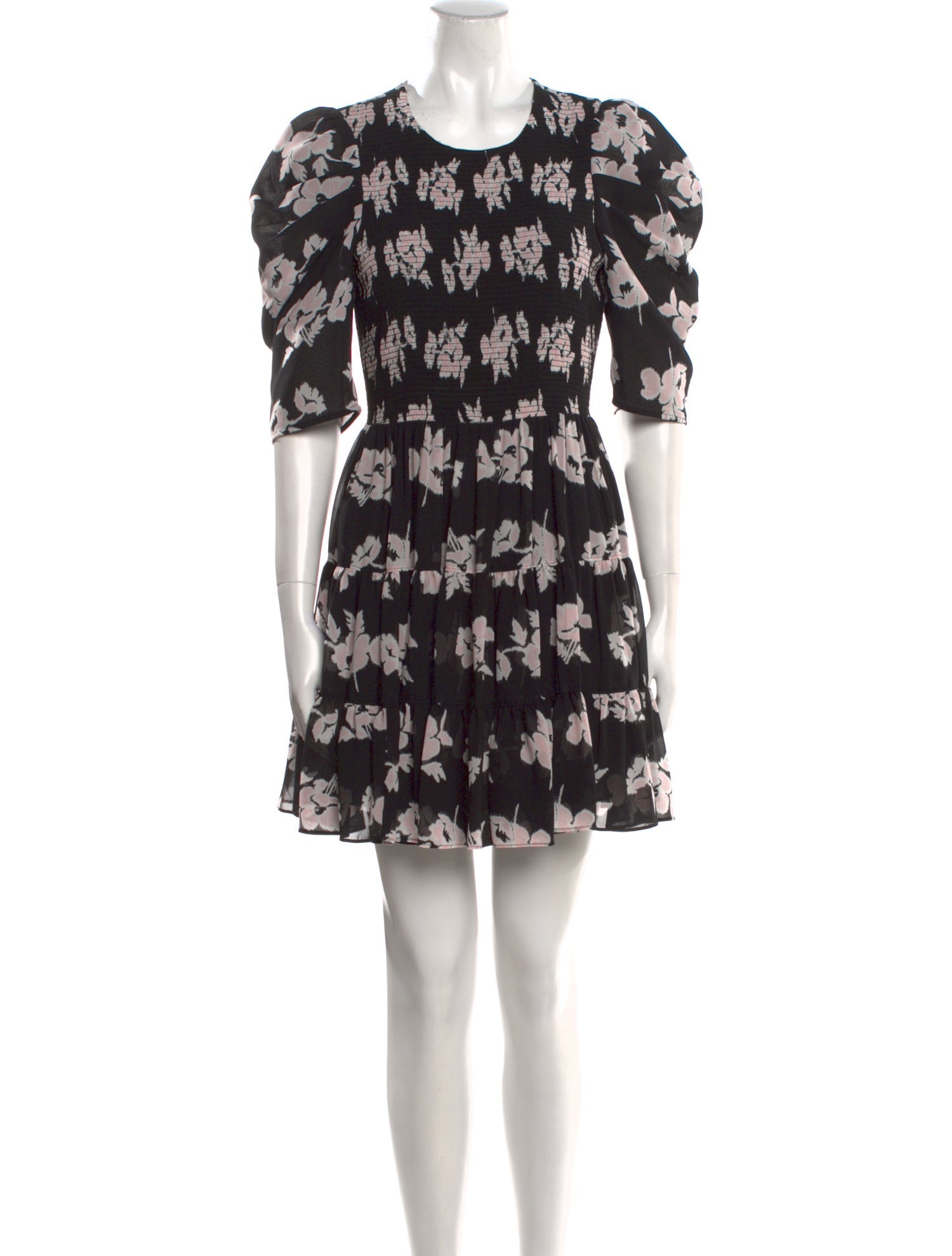 Cinq à Sept Floral Print Mini Dress