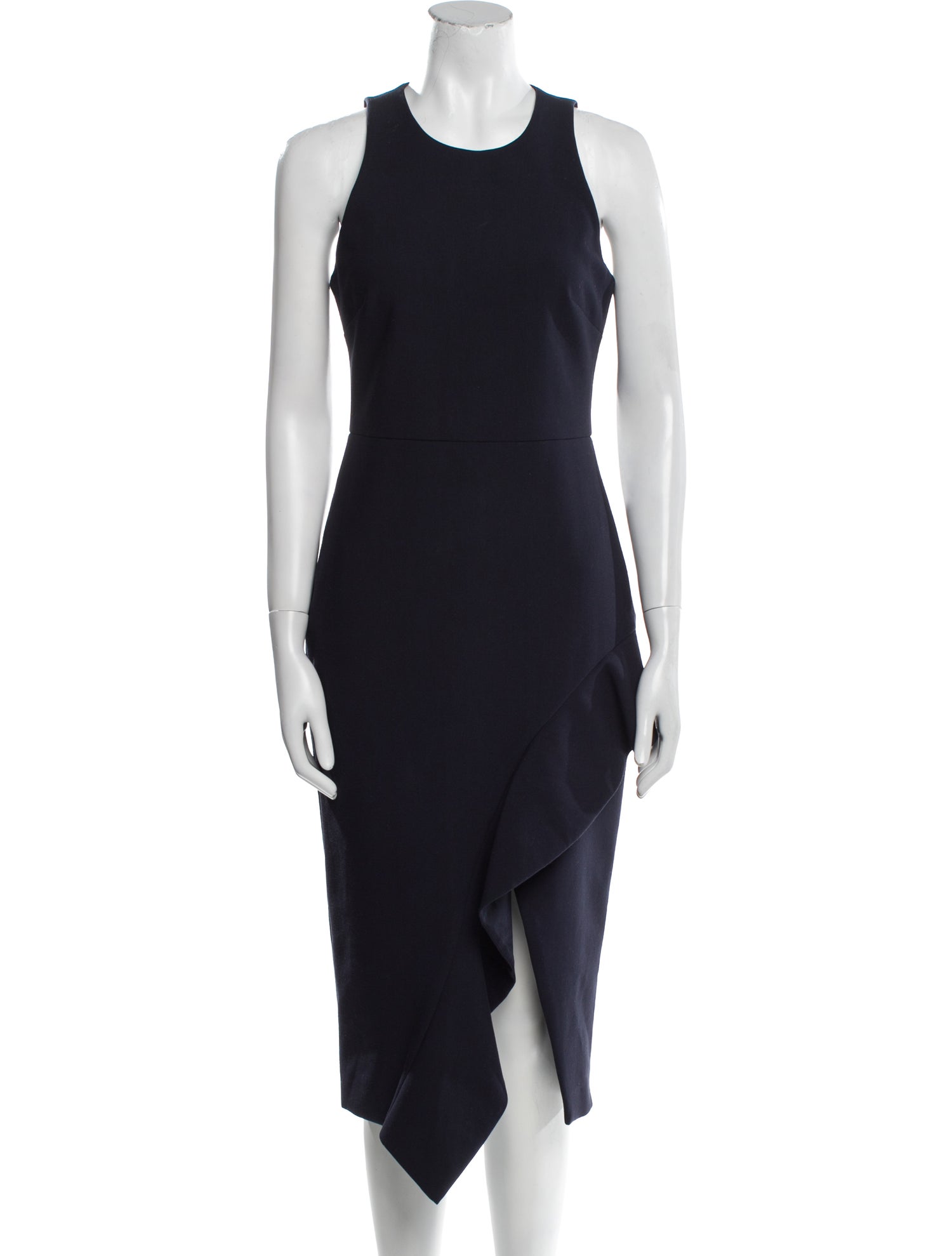 Cinq à Sept Crew Neck Long Dress