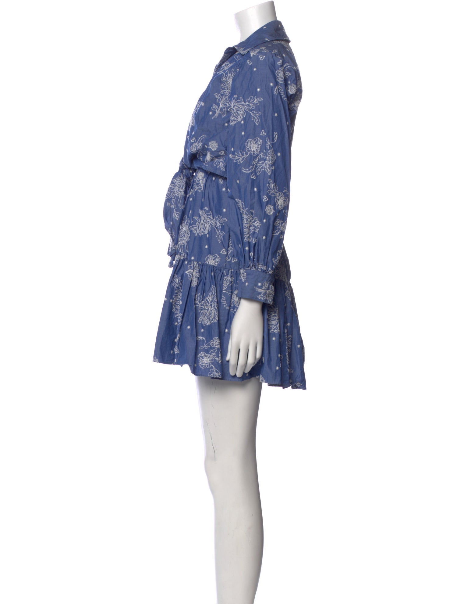 Cinq à Sept Floral Print Mini Dress