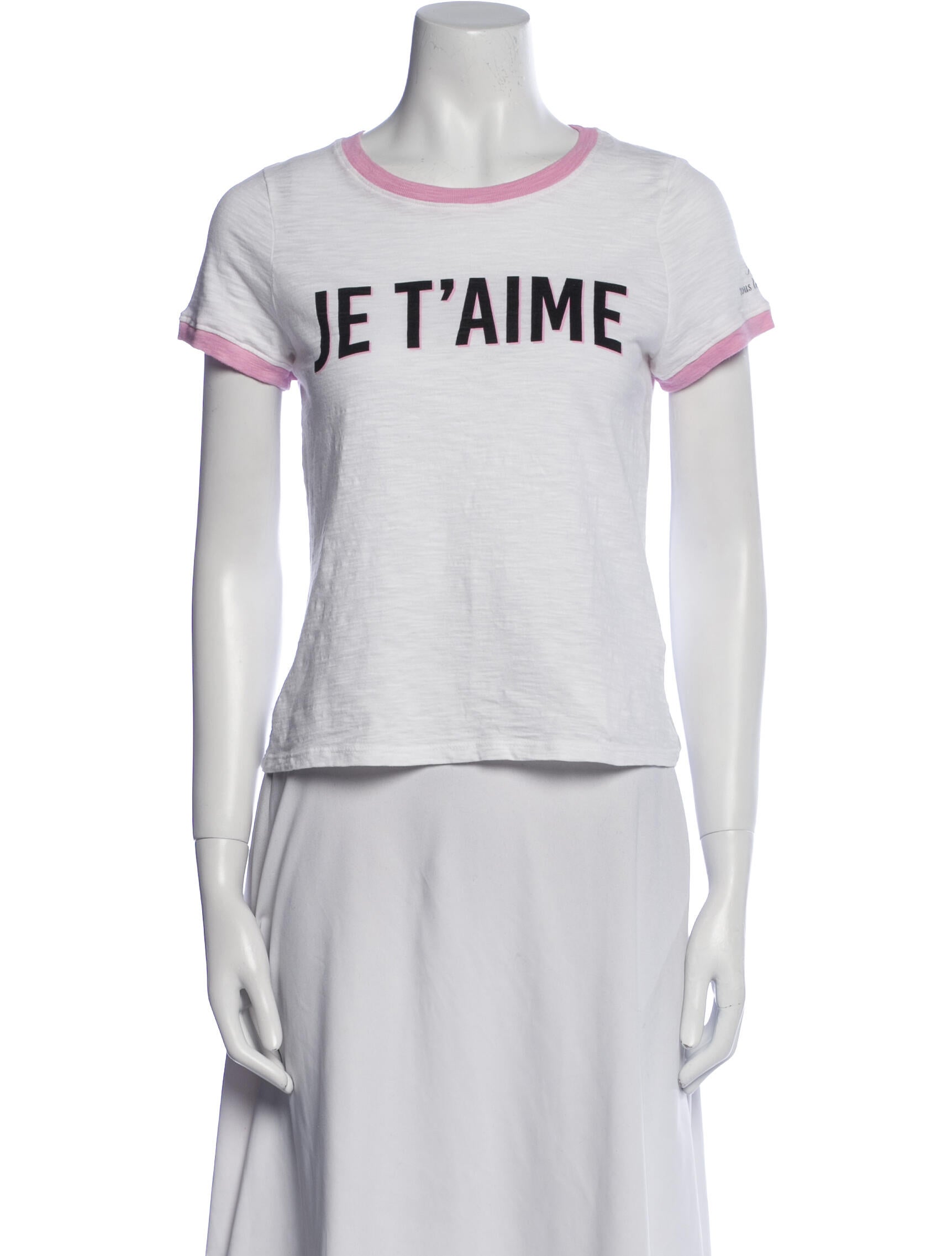 Cinq à Sept Graphic Print Crew Neck T-Shirt