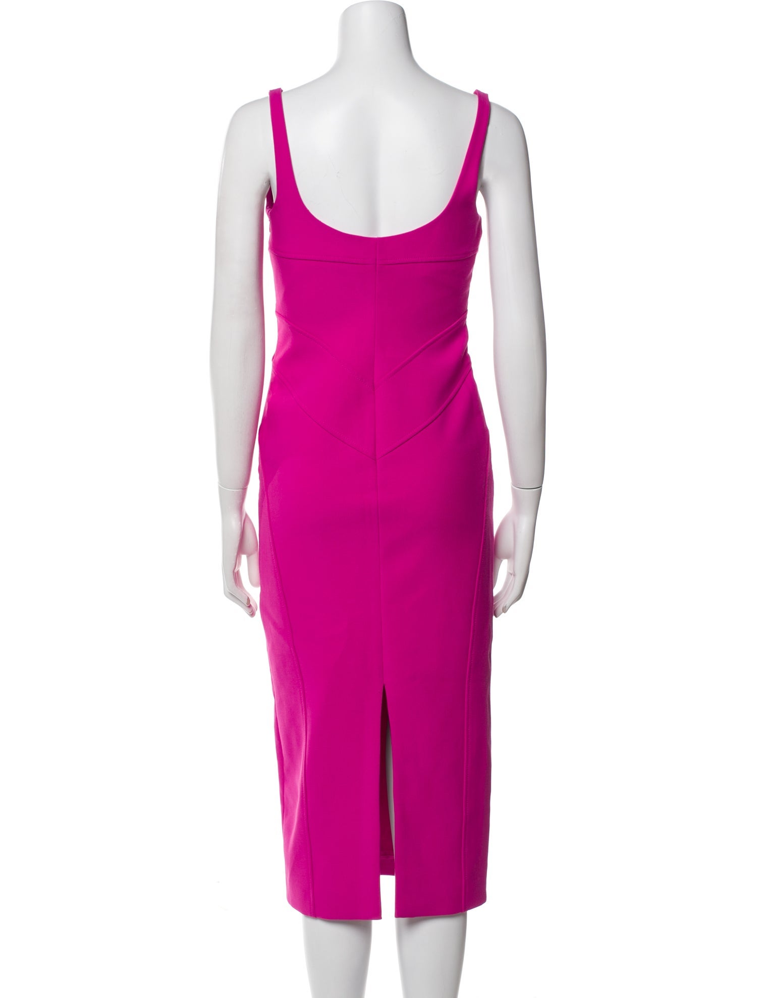 Cinq à Sept V-Neck Midi Length Dress