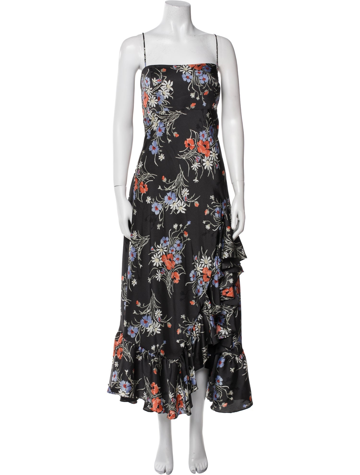 Cinq à Sept Floral Print Long Dress