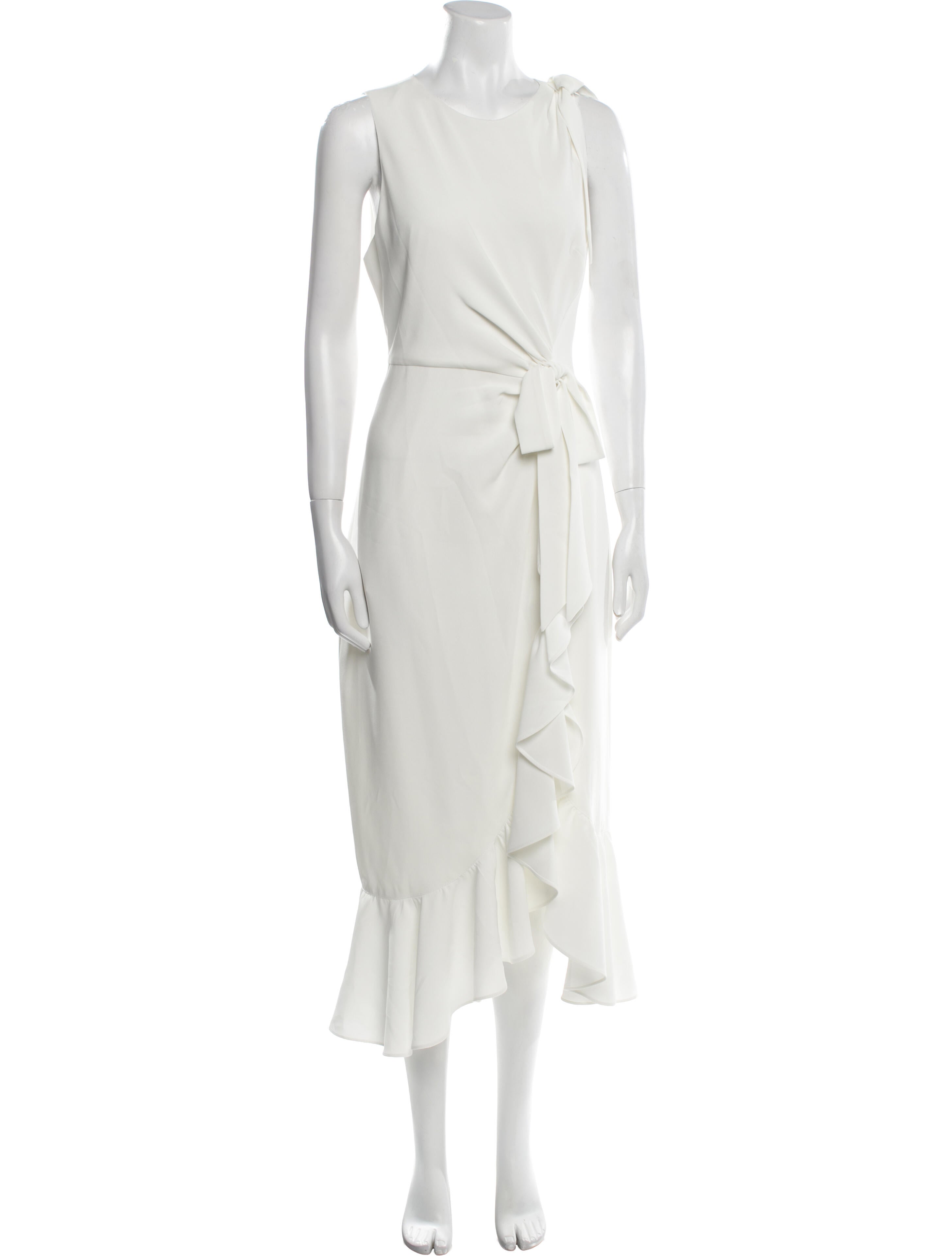 Cinq à Sept Scoop Neck Midi Length Dress