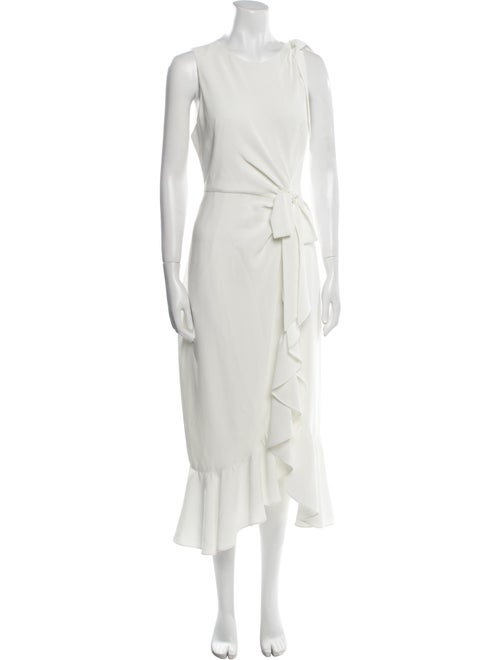 Cinq à Sept Scoop Neck Midi Length Dress