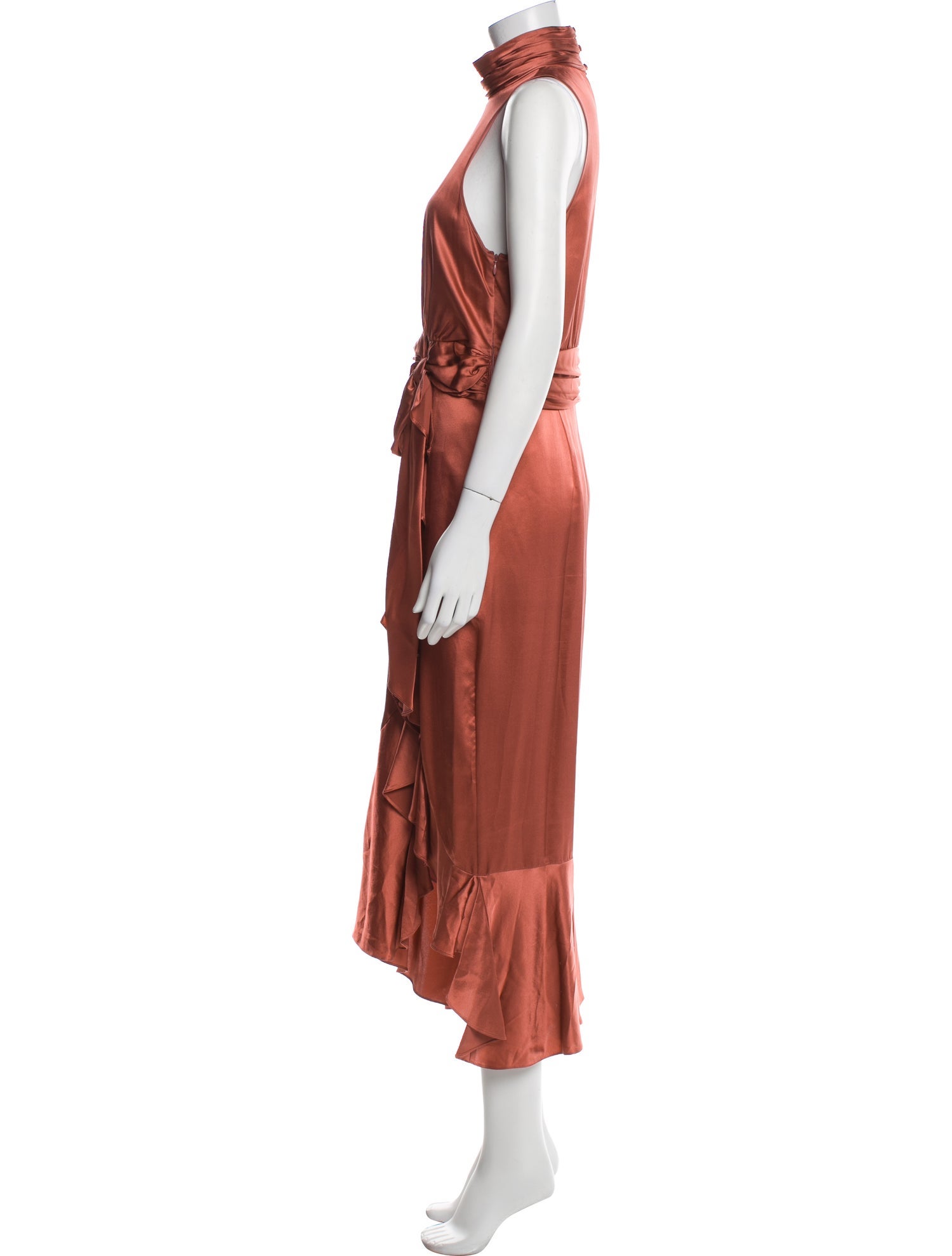 Cinq à Sept Silk Midi Length Dress