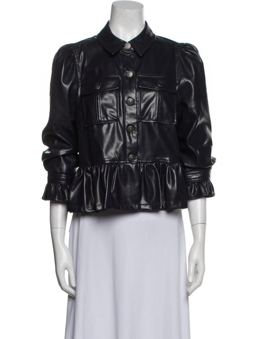 Cinq à Sept Three-Quarter Sleeve Button-Up Top