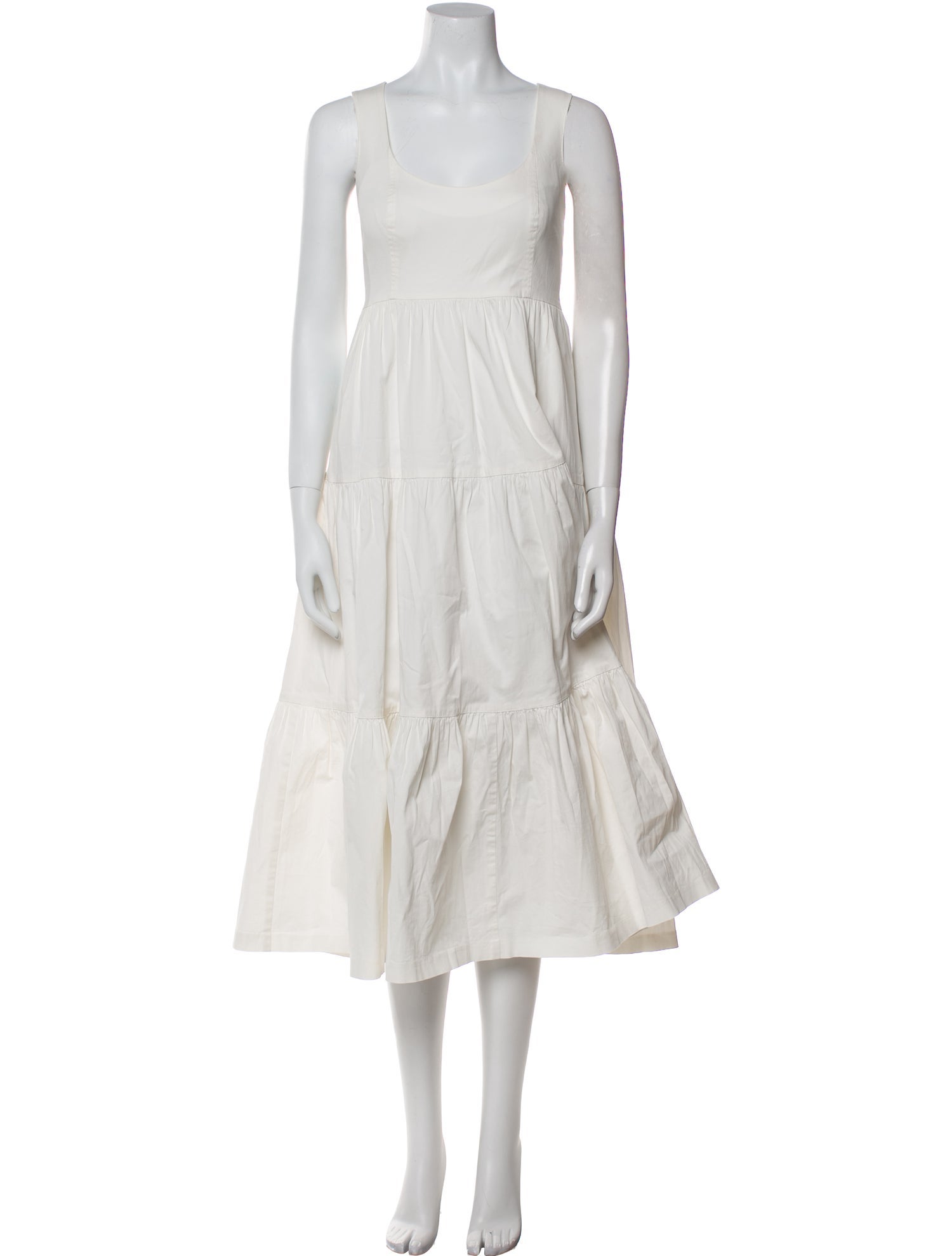 Cinq à Sept Square Neckline Long Dress