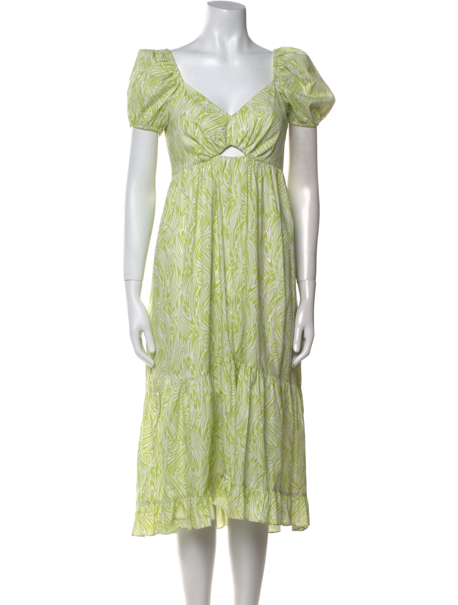 Cinq à Sept Printed Midi Length Dress