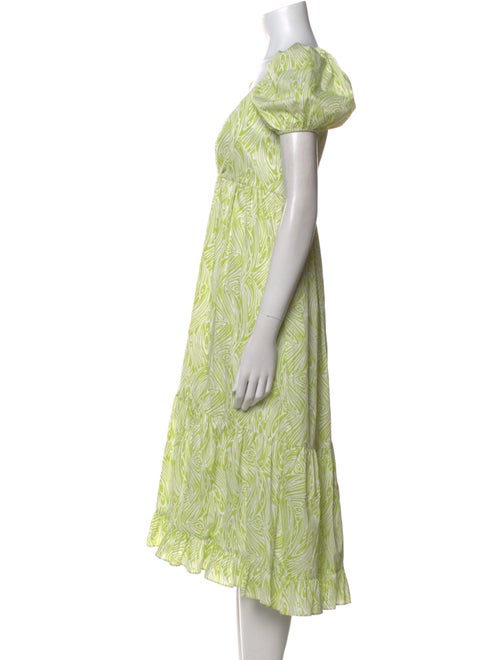 Cinq à Sept Printed Midi Length Dress