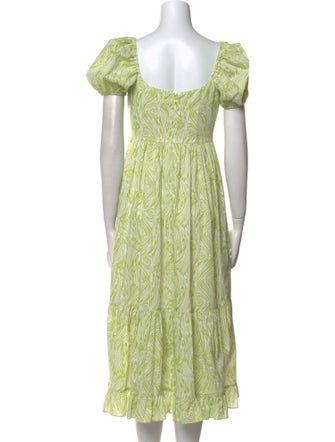 Cinq à Sept Printed Midi Length Dress