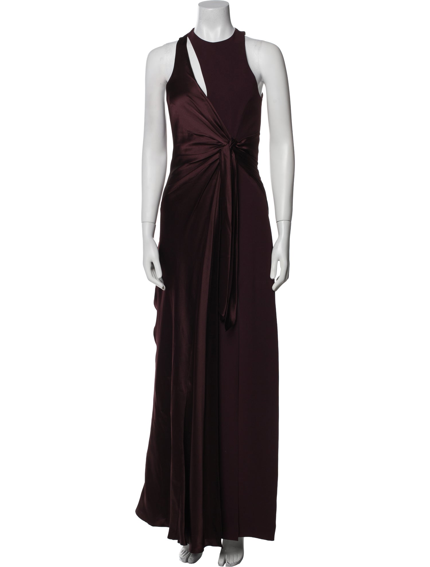 Cinq à Sept Crew Neck Long Dress