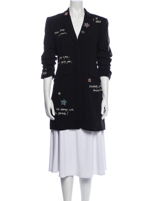 Cinq à Sept Graphic Print Trench Coat
