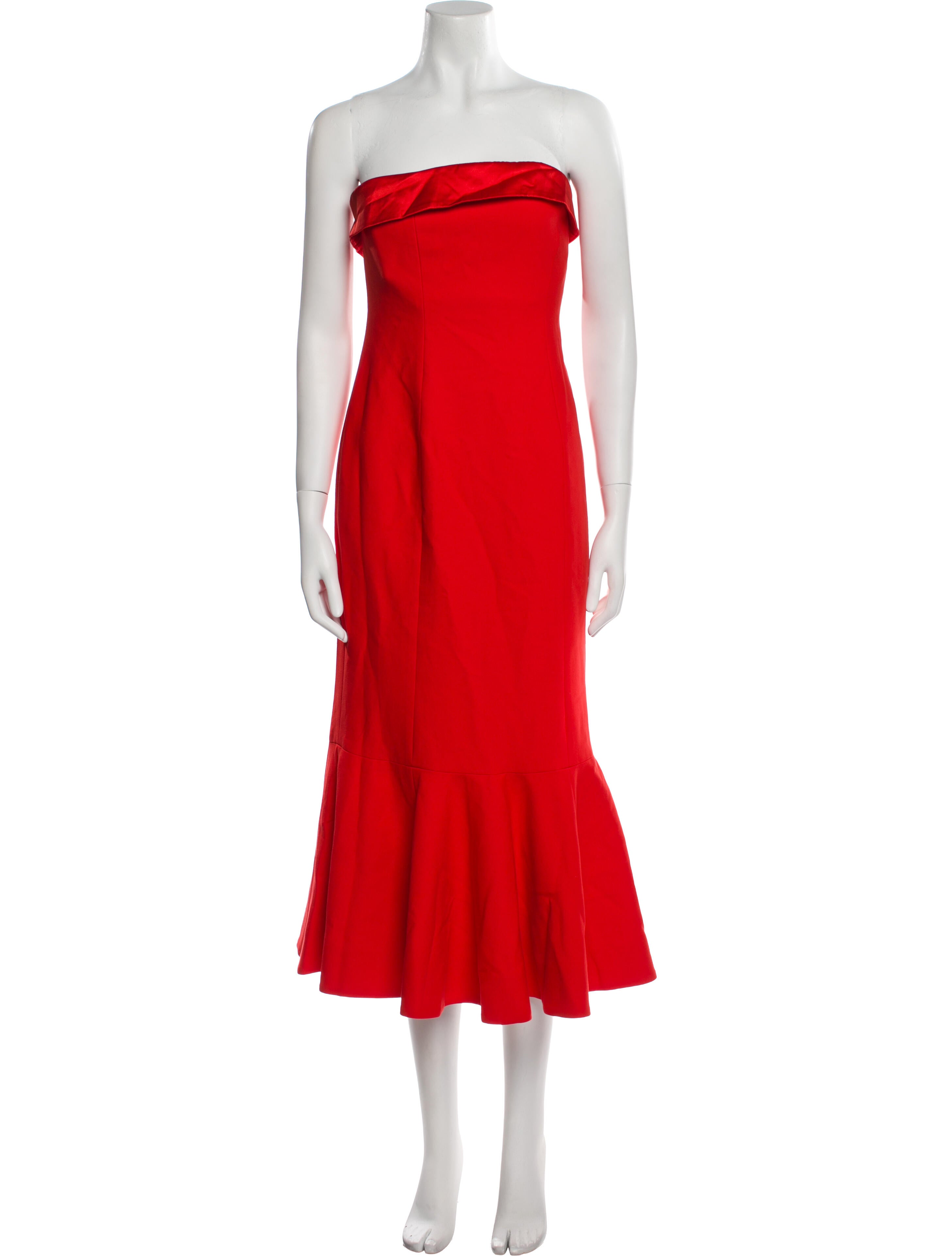 Cinq à Sept Strapless Midi Length Dress w/ Tags