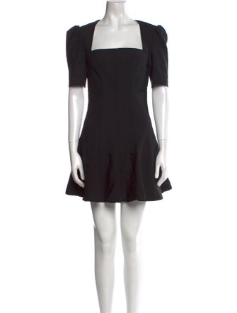 Cinq à Sept Square Neckline Mini Dress