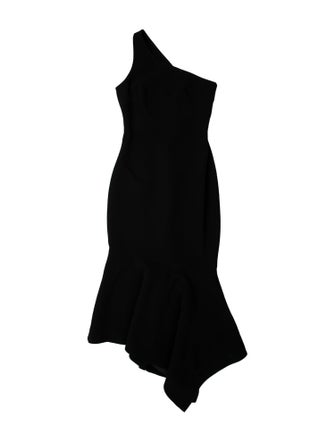 Cinq à Sept One-Shoulder Midi Length Dress