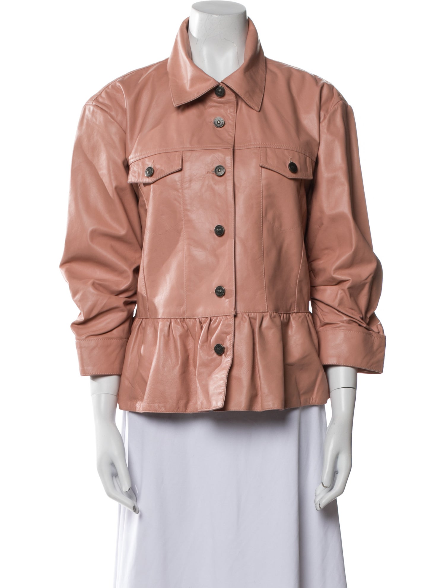 Cinq à Sept Leather Utility Jacket w/ Tags