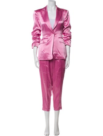 Cinq à Sept Ruffle Embellishment Pantsuit