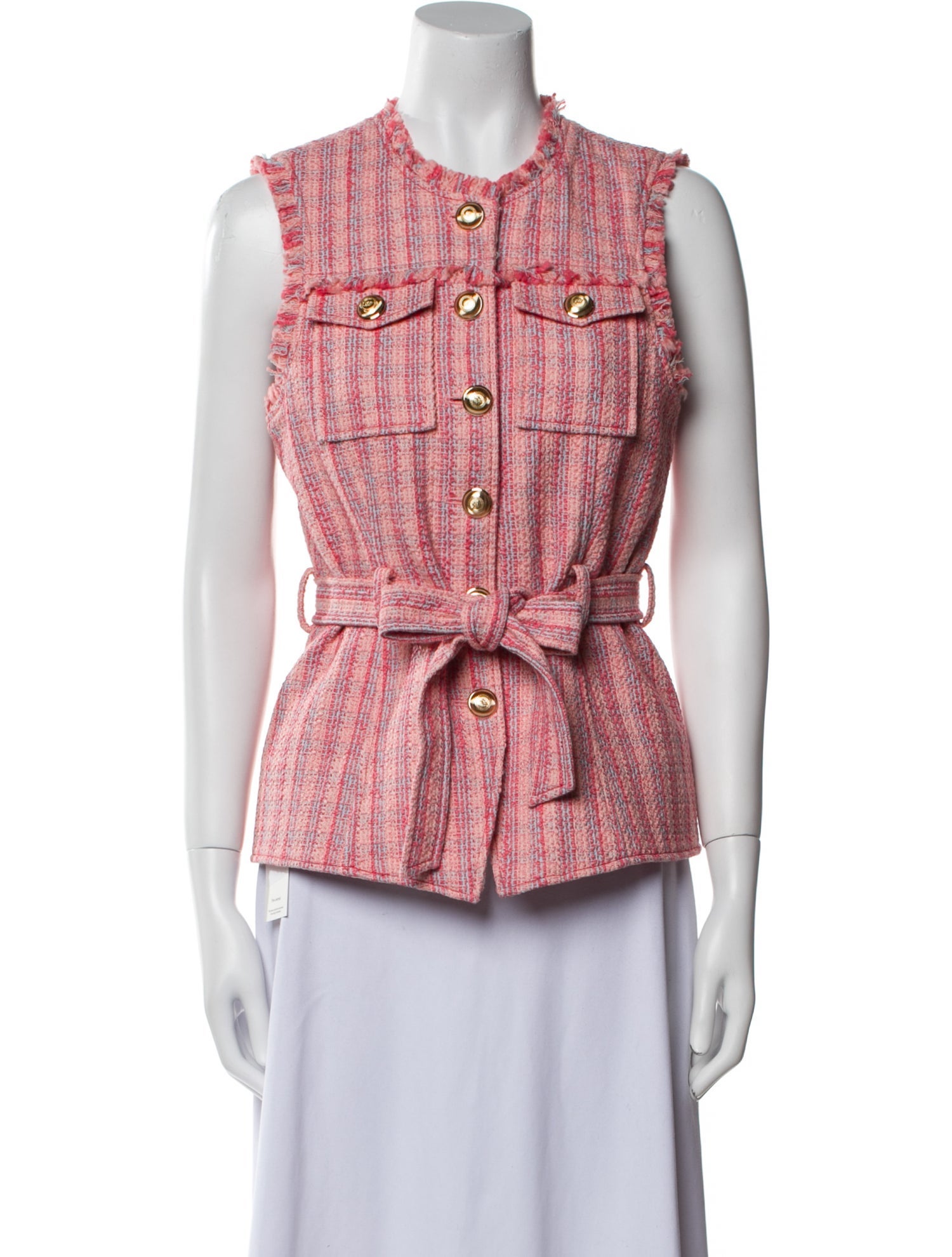 Cinq à Sept Printed Crew Neck Top