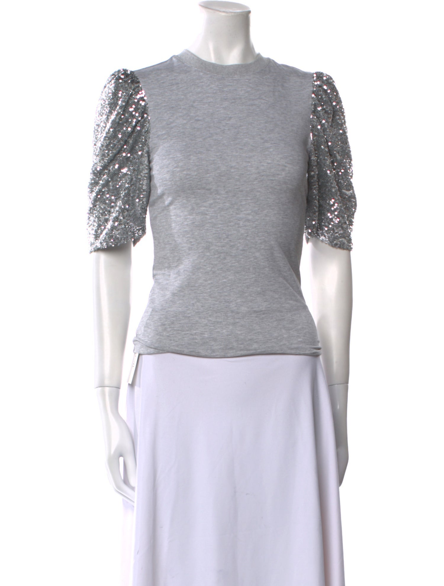 Cinq à Sept Crew Neck Short Sleeve Top