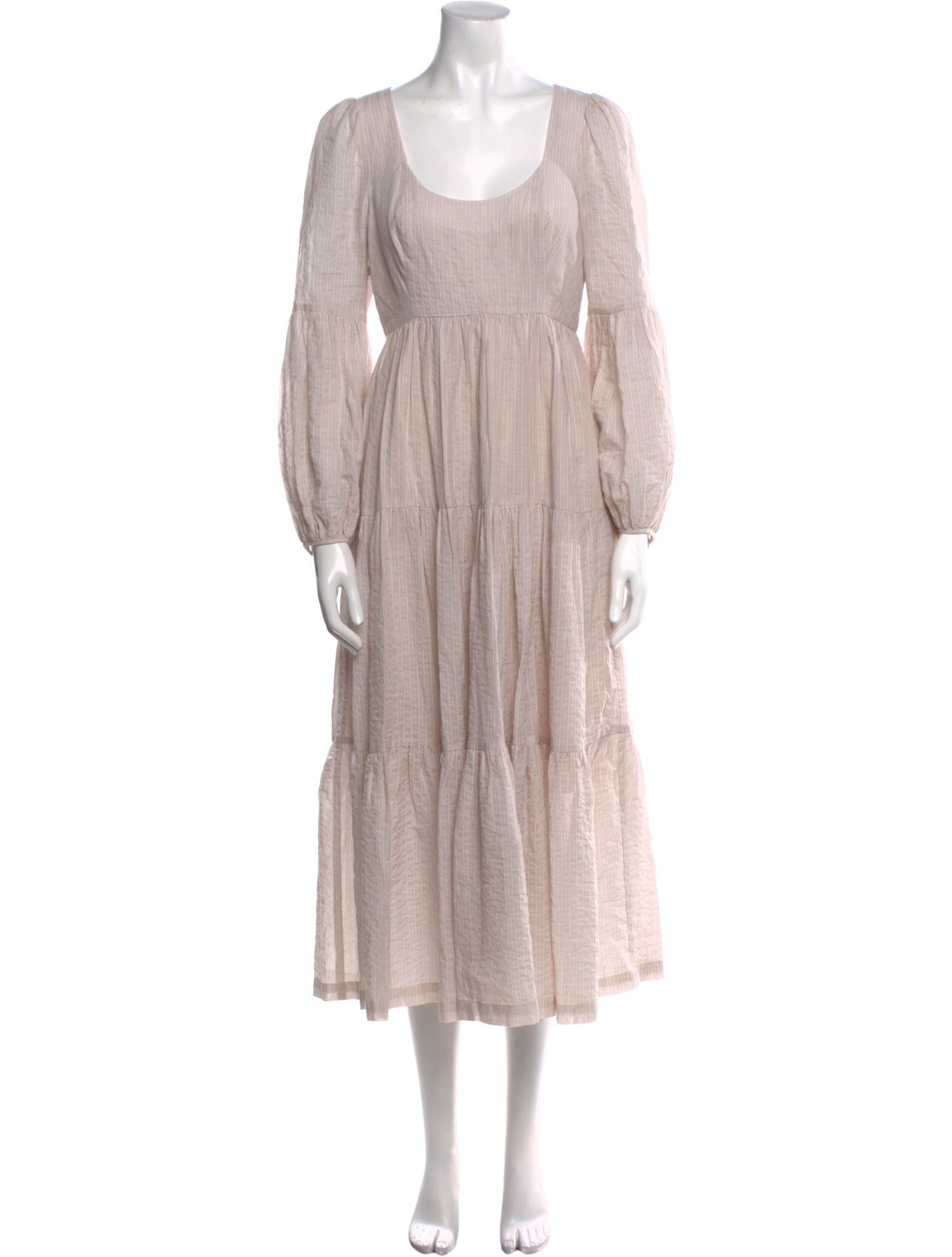 Cinq à Sept Scoop Neck Long Dress