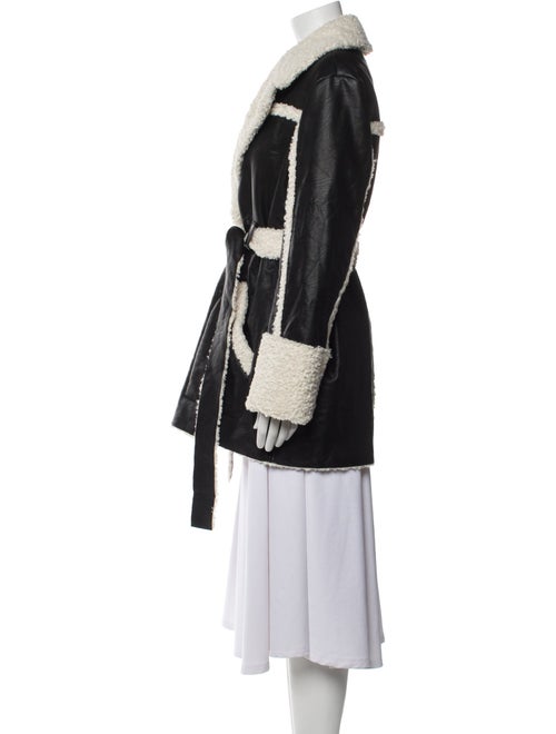 Cinq à Sept Colorblock Pattern Coat