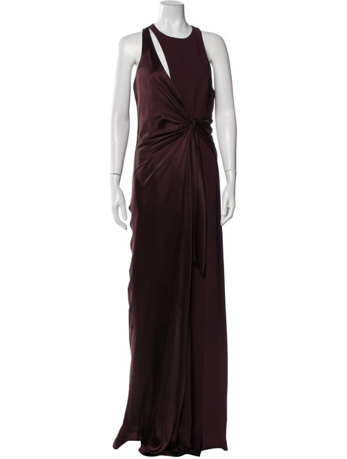 Cinq à Sept Crew Neck Long Dress