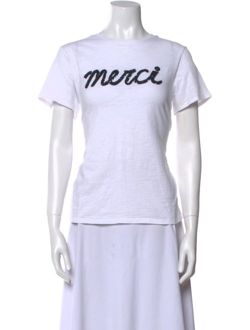 Cinq à Sept Graphic Print Crew Neck T-Shirt