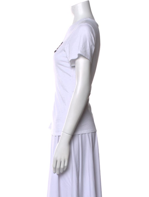 Cinq à Sept Graphic Print Crew Neck T-Shirt