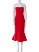 Cinq à Sept Strapless Midi Length Dress