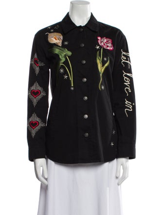 Cinq à Sept Floral Print Jacket