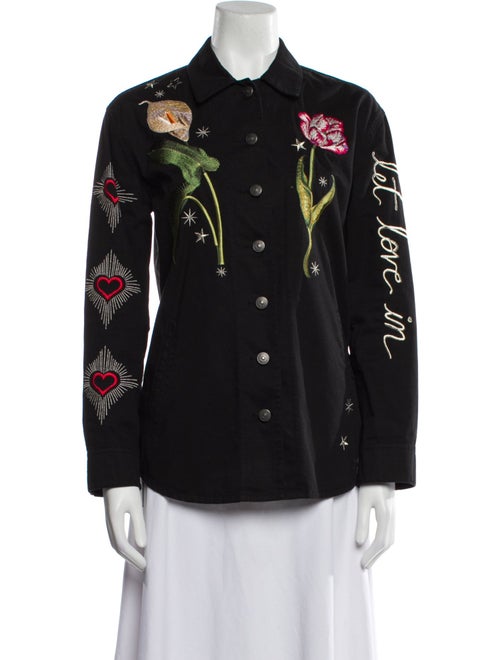 Cinq à Sept Floral Print Jacket