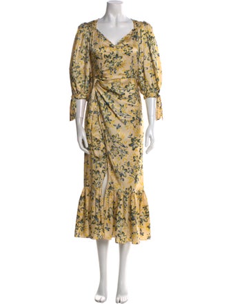 Cinq à Sept Printed Long Dress