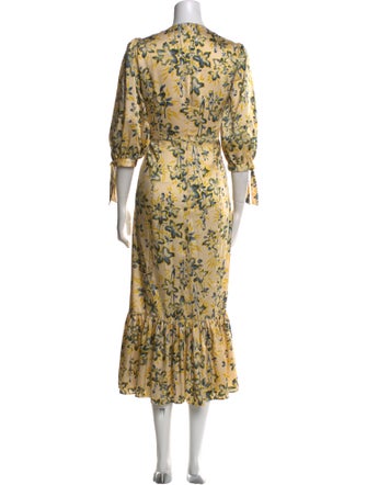 Cinq à Sept Printed Long Dress