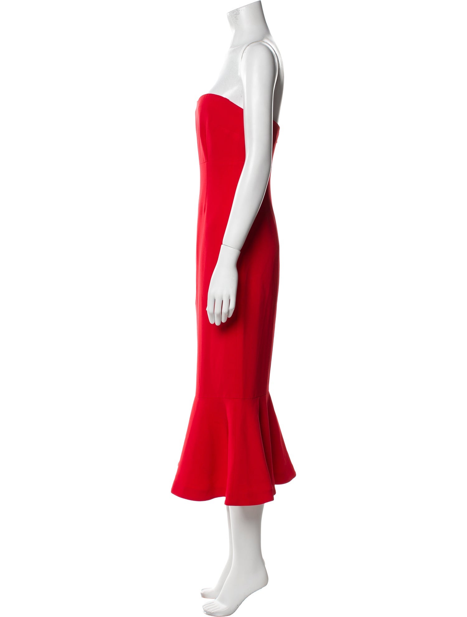 Cinq à Sept Strapless Knee-Length Dress