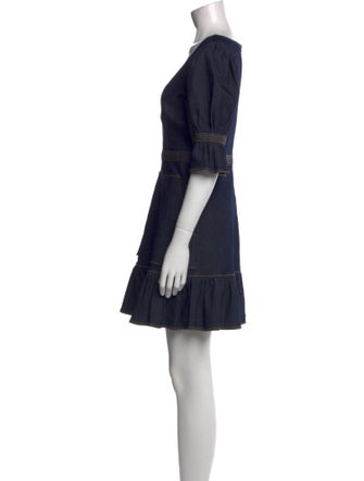 Cinq à Sept V-Neck Mini Dress