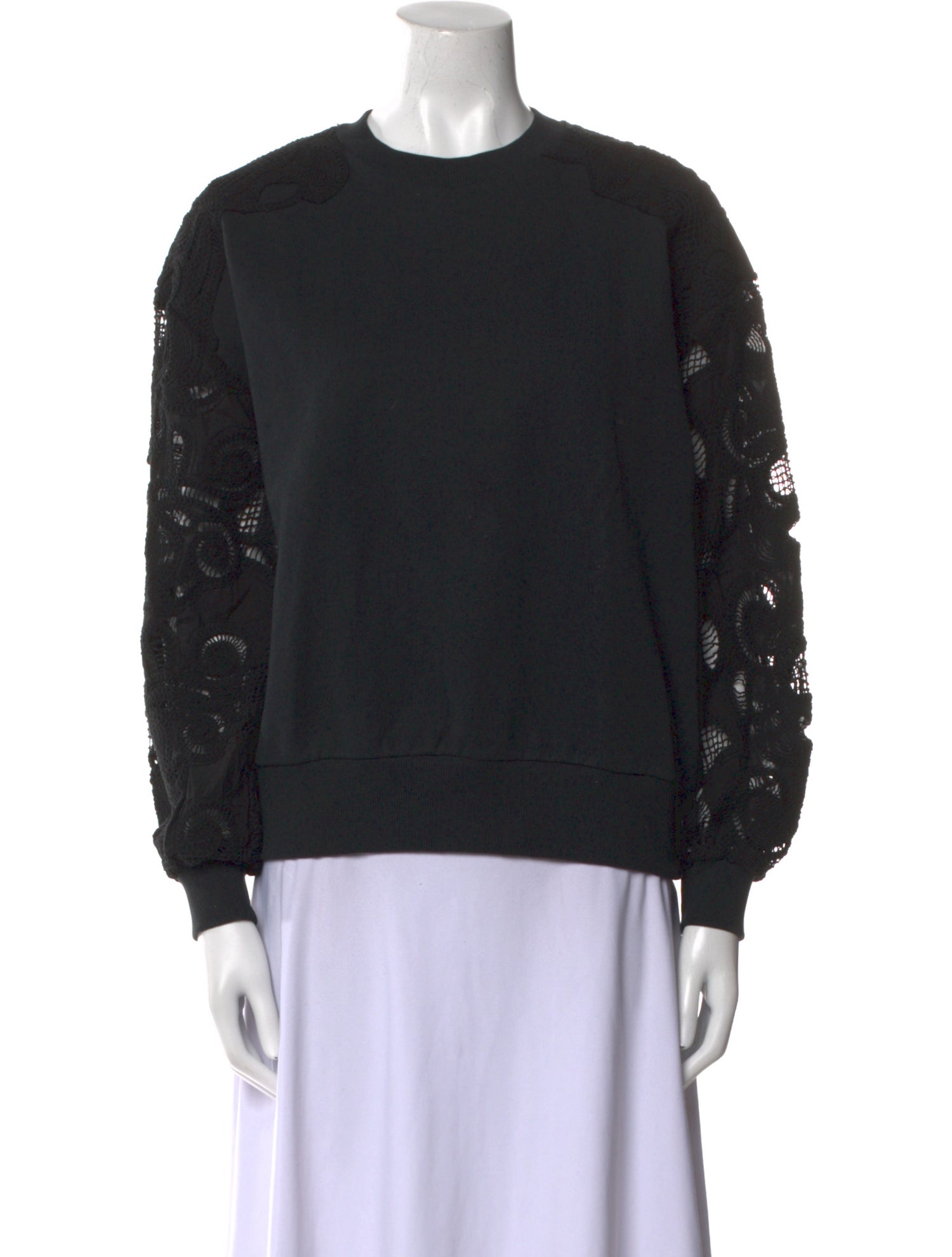 Cinq à Sept Crew Neck Long Sleeve Sweatshirt