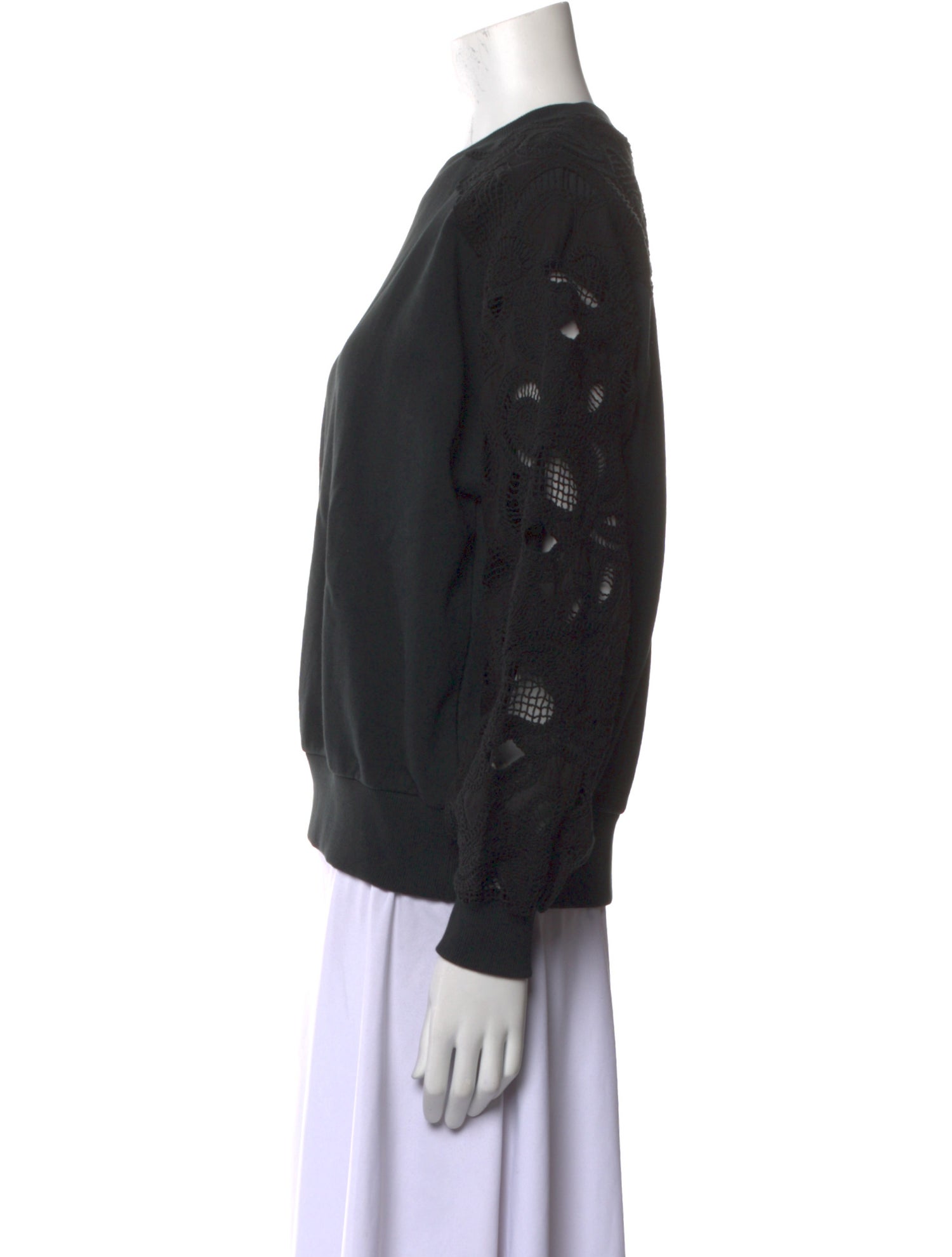 Cinq à Sept Crew Neck Long Sleeve Sweatshirt